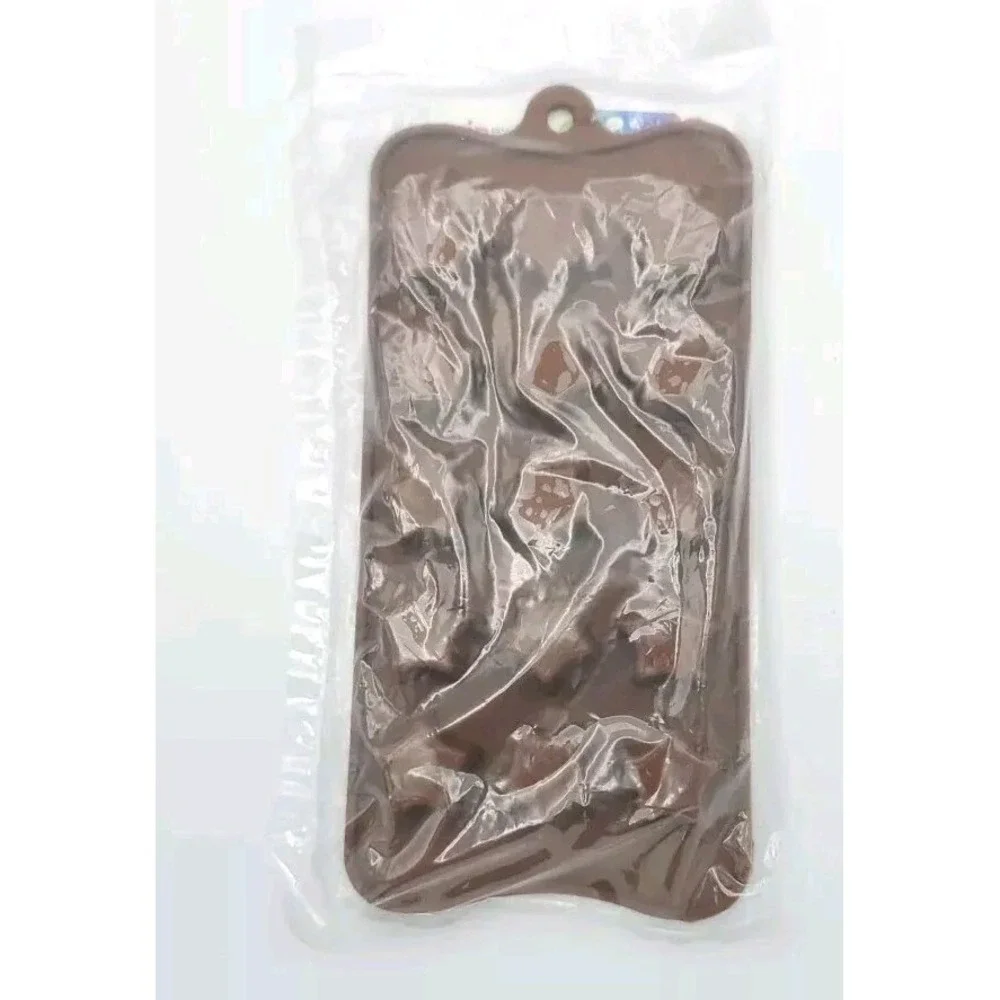 Silicone Candy Mold Star Shape ChocolateIce 15 Cavity Oven Freezer Microwave NIP